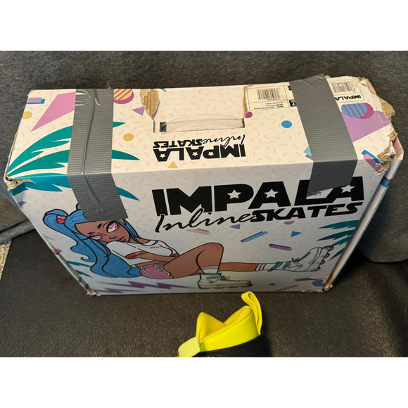 Impala Lightspeed Inline Skates Black/Fluoro Yellow Women’s 9/ Men’s 7 - Picture 12 of 14